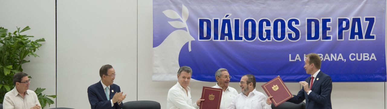 Ceremony for Colombian Ceasefire Agreement, Havana, June 2016
