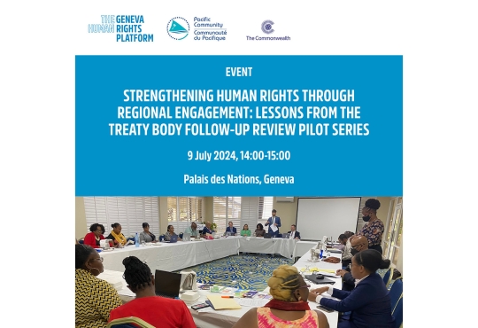 Strengthening Human Rights through Regional Engagement