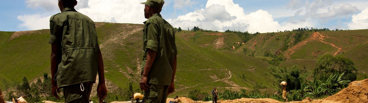 Gold mine in South Kivu, Democratic Republic of the Congo