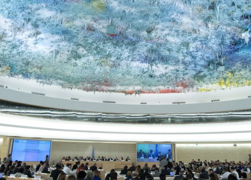 A session of the UN Human Rights Council