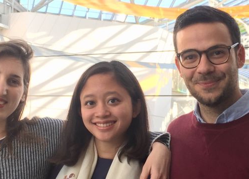 Three members of the Geneva Academy Team for the 30th Edition of the Jean-Pictet Competition