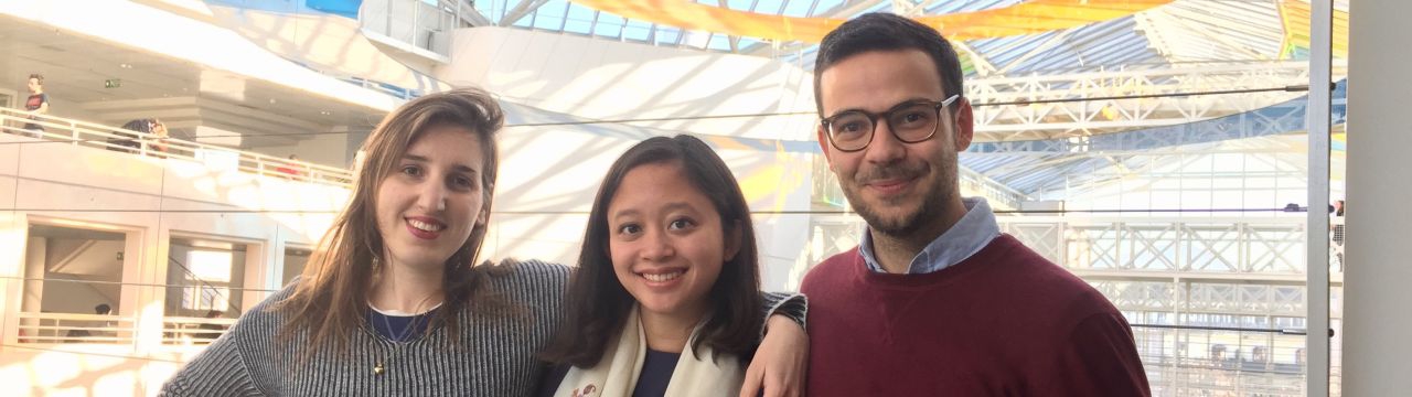 Three members of the Geneva Academy Team for the 30th Edition of the Jean-Pictet Competition