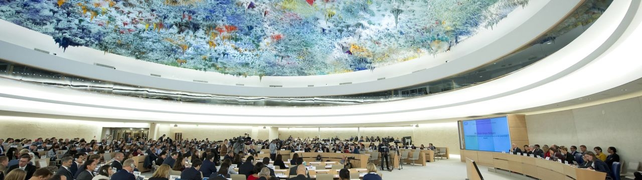 View of the UN Human Rights Council