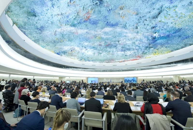 View of the UN Human Rights Council