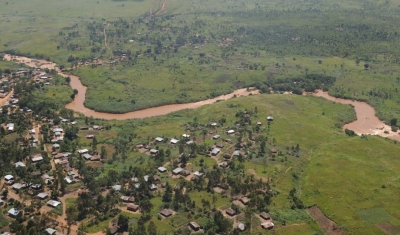 View over Bunia, Ituri, DRC