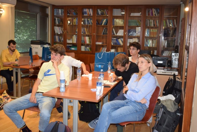 Students in a classroom at the University of Belgrade