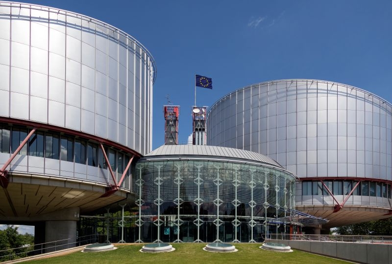 View of the European Court of Human Rights in Strasbourg