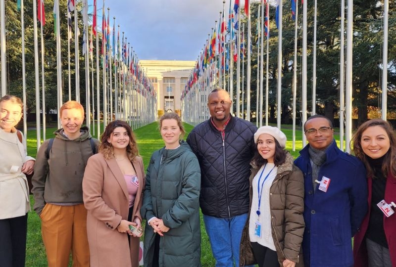 Participants in a training course at the UN in Geneva