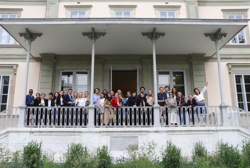 Group photo of LLM students following the pleadings on the 2008 armed conflict in South Ossetia