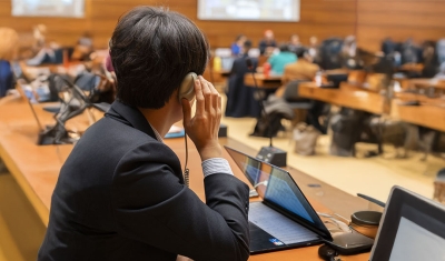 Student at the United Nations in Geneva