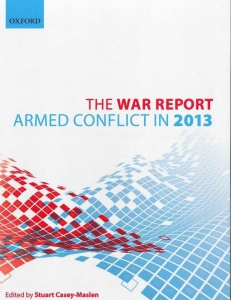 Cover page of the War Report 2013