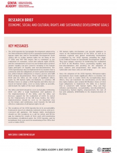 Cover page of the Research Brief
