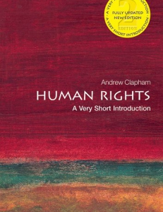 Cover of the book Human Rights: A Very Short Introduction