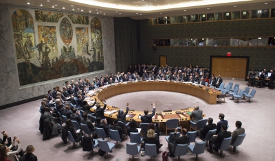 View of the UN Security Council