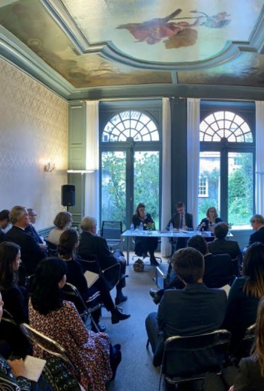 Launch of the book in the Hague